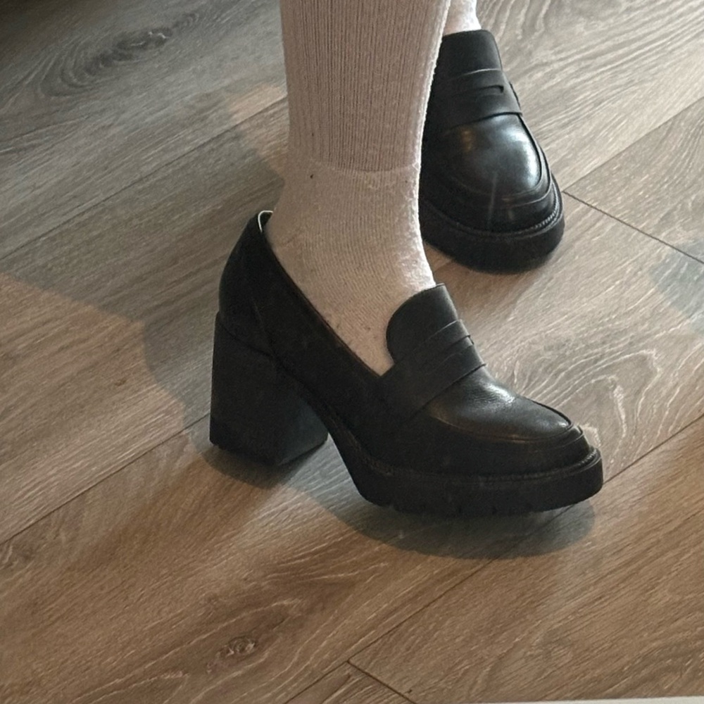 MIA Oxford Chunky Heel Shoe 9.5